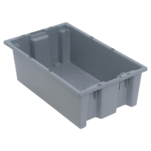 Contenants Stack & Nest, 6" x 18" x 11", Gris Seaboard Timber Mart