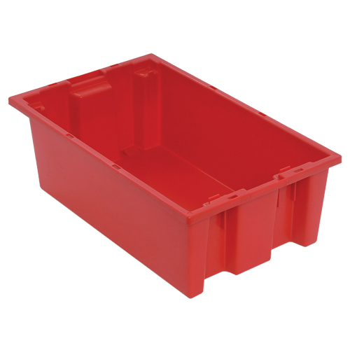 Contenants Stack & Nest, 6" x 18" x 11", Rouge Seaboard Timber Mart