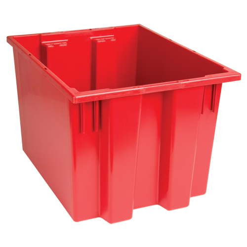 Contenants Stack & Nest, 13" x 19,5" x 15,5", Rouge Seaboard Timber Mart