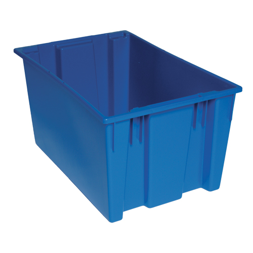 Stack & Nest Totes, 15" x 29.5" x 19.5", Blue Seaboard Timber Mart