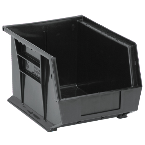 Ultra Stack & Hang Bin, 8-1/4" W x 7" H x 10-3/4" D, Black Seaboard Timber Mart
