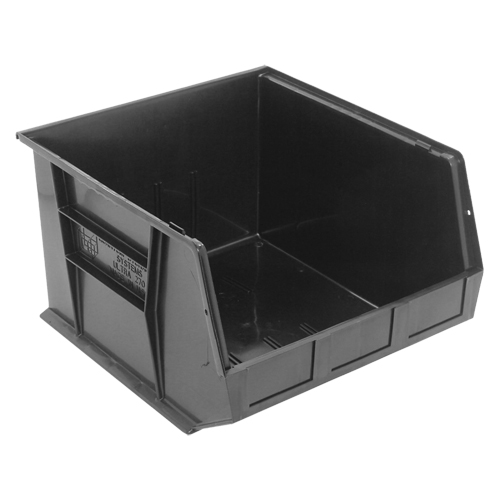 Ultra Stack & Hang Bin, 16-1/2" W x 11" H x 18" D, Black Seaboard Timber Mart