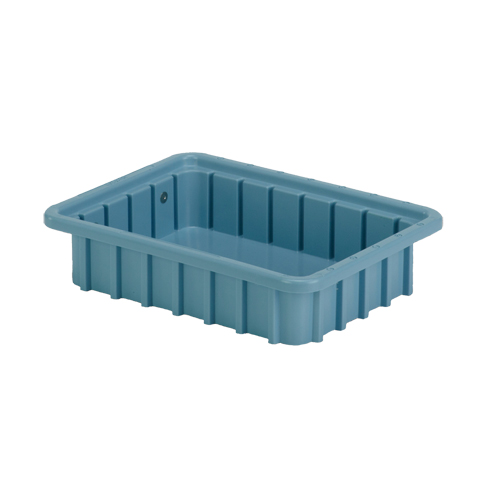 Contenants Divider Box, Poly&eacute;thyl&egrave;ne, 10,8" la x 8,3" p x 2,5" h, Bleu p&acirc;le Seaboard Timber Mart