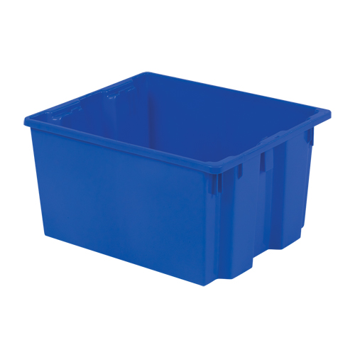 Polylewton Stack-N-Nest&reg; Containers, 13" x 24" x 20", Blue Seaboard Timber Mart