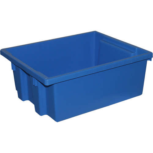 Stack-N-Nest&reg; Storage Bins, 6" x 15.25" x 12.25", Blue Seaboard Timber Mart