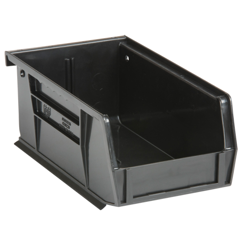 Ultra Stack & Hang Bin, 4-1/8" W x 3" H x 7-3/8" D, Black Seaboard Timber Mart