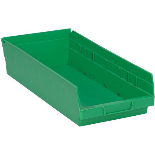 Bacs pour tablette, 8-1/8" la x 4" H x 17-7/8" p, Vert, Capacit&eacute; 40 lb Seaboard Timber Mart