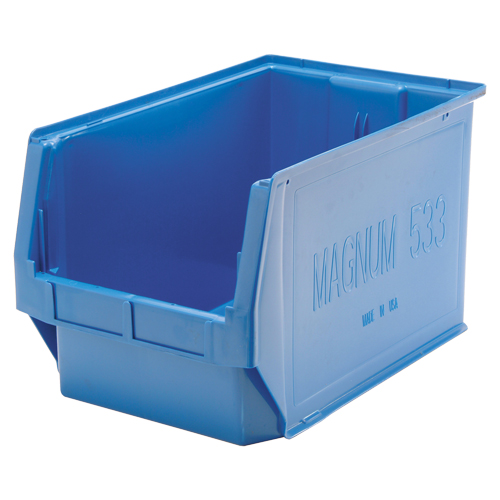 MAGNUM Bin, 11-7/8" H x 12-3/8" W x 19-3/4" D, 150 lbs. Capacity, Black Seaboard Timber Mart