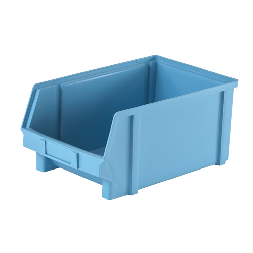 Plastibox&reg; Parts Bin, 8-1/10" W x 6" H x 12-4/5" D, Blue Seaboard Timber Mart