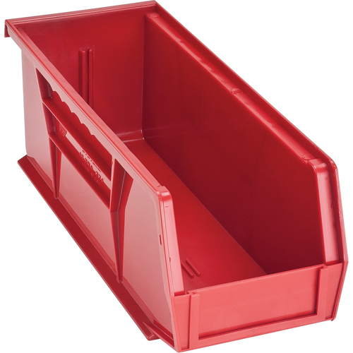 Ultra Stack & Hang Bin, 4-1/8" W x 4" H x 10-7/8" D, Red Seaboard Timber Mart