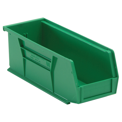 Ultra Stack & Hang Bin, 4-1/8" W x 4" H x 10-7/8" D, Green Seaboard Timber Mart