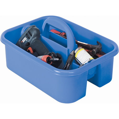 Supply Caddy, 5.5" x 13-3/8" x 13-3/8", Blue Seaboard Timber Mart