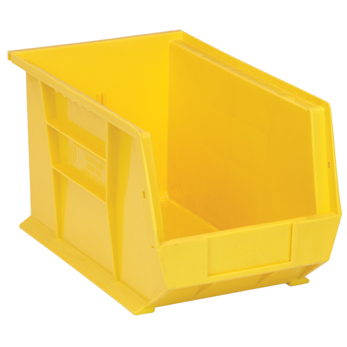 Ultra Stack & Hang Bin, 8-1/4" W x 8" H x 13-5/8" D, Yellow Seaboard Timber Mart