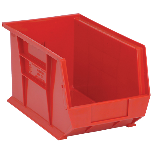 Ultra Stack & Hang Bin, 8-1/4" W x 8" H x 13-5/8" D, Red Seaboard Timber Mart