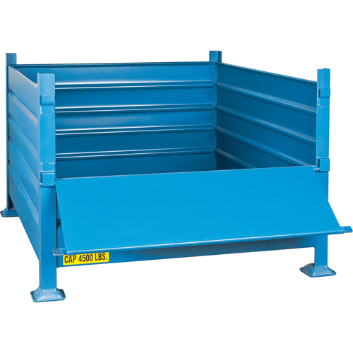 Contenants de vrac empilables, 30" ha x 40,5" la x 48,5" p, Capacit&eacute; de 4500 lb Seaboard Timber Mart