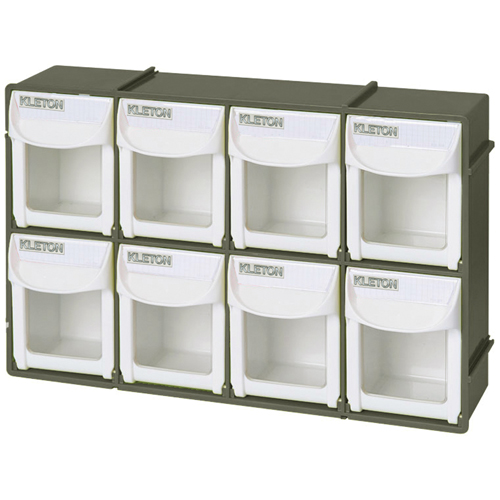 Heavy-Duty Tilt Bin, 11-3/4" W x 2-3/4" D x 7-7/8" H, 8 Drawers Seaboard Timber Mart