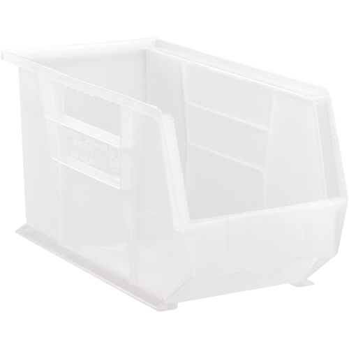 Clear-View Ultra Stack & Hang Bin, 8-1/4" W x 9" H x 18" D, Clear Seaboard Timber Mart