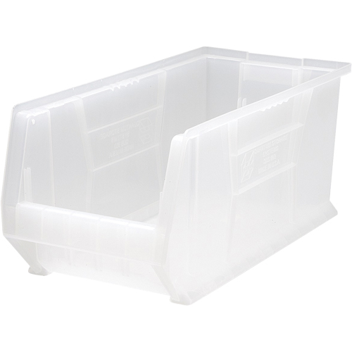 Hulk Containers, 11" W x 10" H x 23-7/8" D, Clear Seaboard Timber Mart