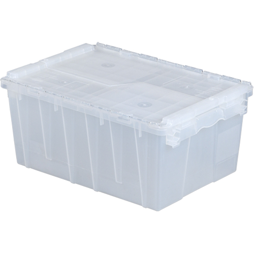 Contenants de distribution Flipak en plastique polypropyl&egrave;ne (PP), 21,8" x 15,2" x 9,3", Transparent Seaboard Timber Mart