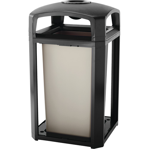 Landmark Series Classic Ash Tray & Waste Receptacle, Plastic, 50 US gal. Capacity, 46-1/2" Height Seaboard Timber Mart
