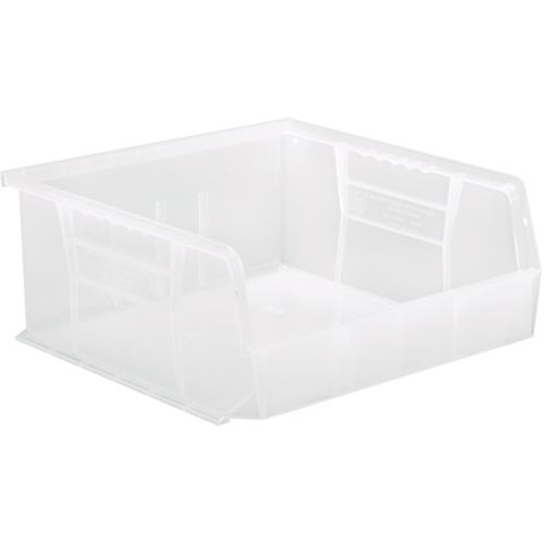 Clear-View Ultra Stack & Hang Bin, 11" W x 5" H x 10-7/8" D, Clear Seaboard Timber Mart