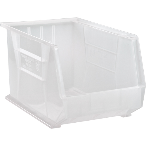 Clear-View Ultra Stack & Hang Bin, 11" W x 10" H x 18" D, Clear Seaboard Timber Mart