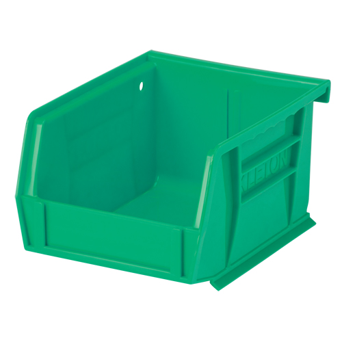 Stack & Hang Bin, 4-1/8" W x 3" H x 5-3/8" D, Green Seaboard Timber Mart