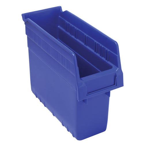 Bacs pour &eacute;tag&egrave;re Store-Max, 4-3/8" la x 8" H x 11-5/8" p, Bleu, Capacit&eacute; 44 lb Seaboard Timber Mart