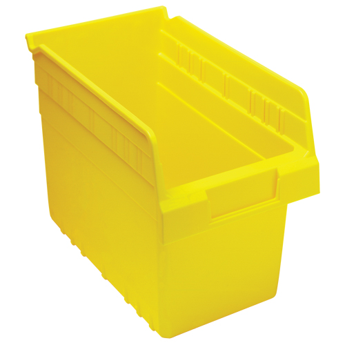 Bacs pour &eacute;tag&egrave;re Store-Max, 6-5/8" la x 8" H x 11-5/8" p, Jaune, Capacit&eacute; 44 lb Seaboard Timber Mart