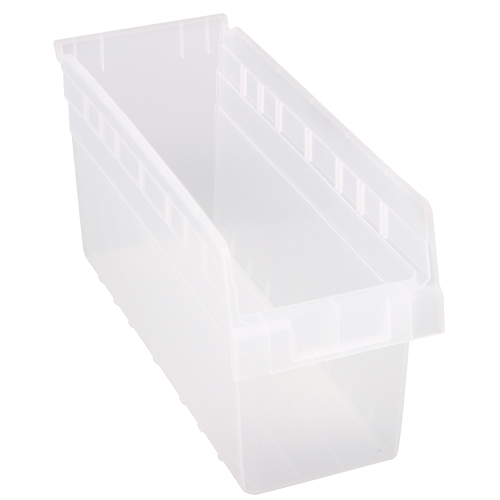 Bacs pour &eacute;tag&egrave;re Store-Max, 6-5/8" la x 8" H x 17-7/8" p, Transparent, Capacit&eacute; 56 lb Seaboard Timber Mart