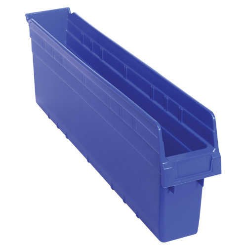 Bacs pour &eacute;tag&egrave;re Store-Max, 4-3/8" la x 8" H x 23-5/8" p, Bleu, Capacit&eacute; 68 lb Seaboard Timber Mart