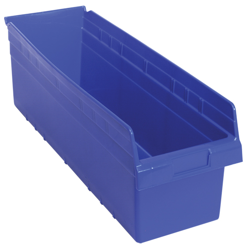 Bacs pour &eacute;tag&egrave;re Store-Max, 8-3/8" la x 8" H x 23-5/8" p, Bleu, Capacit&eacute; 68 lb Seaboard Timber Mart