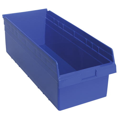 Bacs pour &eacute;tag&egrave;re Store-Max, 11-1/8" la x 8" H x 23-5/8" p, Bleu, Capacit&eacute; 68 lb Seaboard Timber Mart