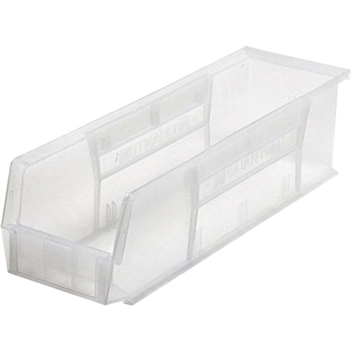 Bacs ultra empilable & suspendable, 17-7/8" la, 5" h x 5-1/2" p, Transparent Seaboard Timber Mart