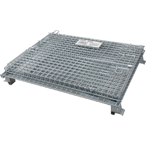 Conteneur repliable en m&eacute;tal grillag&eacute;, 48" la x 40" p x 36" h, Capacit&eacute; de 4000 lb Seaboard Timber Mart