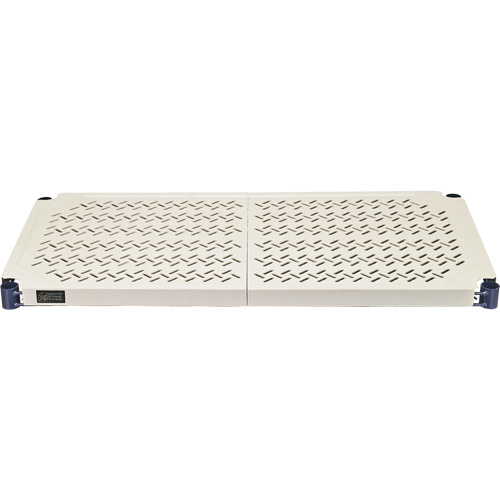 Wire Shelving Unit with Plastic Shelves, Wire Frame with Plastic Shelves, Boltless, 600 lbs. Capacity, 30" W x 72" H x 18" D Seaboard Timber Mart