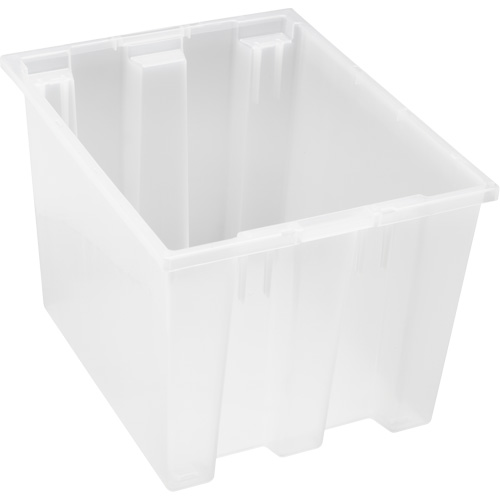 Contenant robuste Stack & Nest, 13" x 15,5" x 19,5", Transparent Seaboard Timber Mart