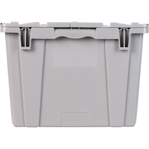 FP243C FliPak Nestable Tote, 26.9" x 16.9" x 12.1", Grey Seaboard Timber Mart