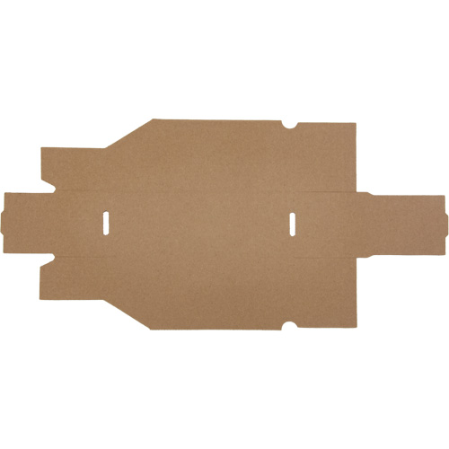 Boîtes profondes en carton ondul&eacute;, 3-3/4" la x 11-1/4" p x 4-1/2" h, Beige Seaboard Timber Mart