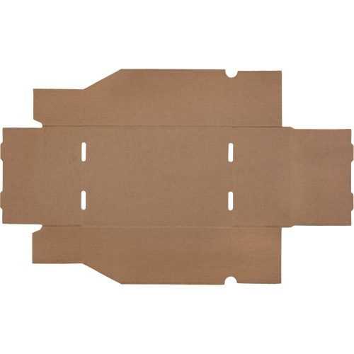 Boîtes profondes en carton ondul&eacute;, 7-5/8" la x 11-5/16" p x 4-1/2" h, Beige Seaboard Timber Mart