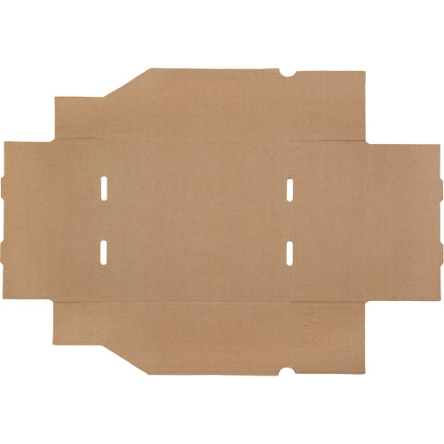 Boîtes profondes en carton ondul&eacute;, 9-3/4" la x 11-1/4" p x 4-1/2" h, Beige Seaboard Timber Mart
