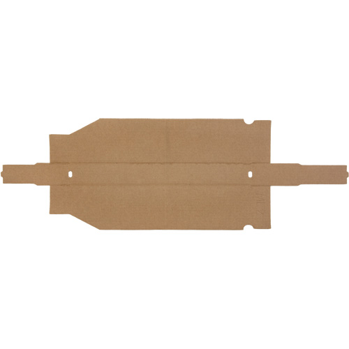 Boîtes profondes en carton ondul&eacute;, 2-7/8" la x 17-1/4" p x 4-1/2" h, Beige Seaboard Timber Mart