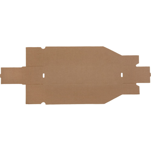 Deep Corrugated Parts Bins, 3-3/4" W x 17-1/4" D x 4-1/2" H, Beige Seaboard Timber Mart