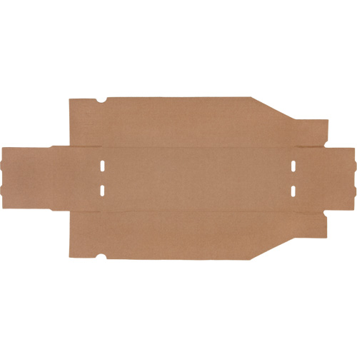Deep Corrugated Parts Bins, 5-3/4" W x 17-1/4" D x 4-1/2" H, Beige Seaboard Timber Mart