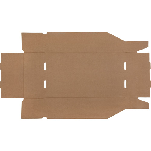 Deep Corrugated Parts Bins, 9-3/4" W x 17-1/4" D x 4-1/2" H, Beige Seaboard Timber Mart