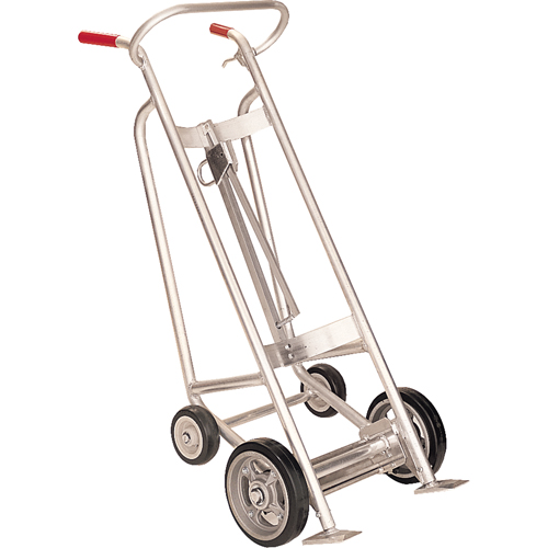 Diables pour baril avec frein manuel, Fabriqu&eacute; en Aluminium, 25 - 55 gal. US (20 - 45 gal. imp.) Seaboard Timber Mart