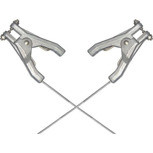 Heavy-Duty Bonding & Grounding Wire Assemblies - Two Hand Clamp Connectors Seaboard Timber Mart
