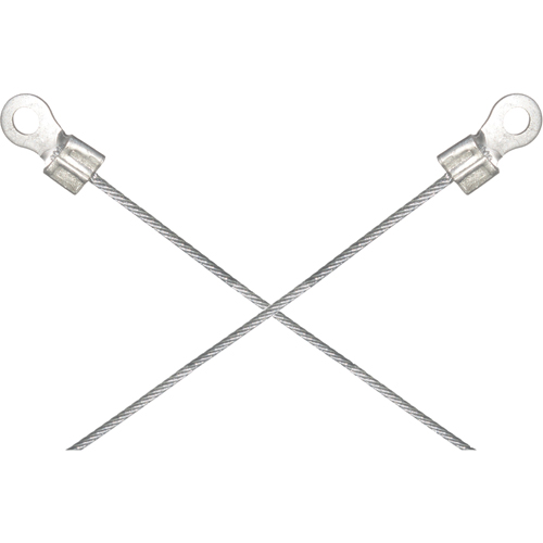 Light-Duty Bonding & Grounding Wire Assemblies - Two 1/4" Terminal Connectors Seaboard Timber Mart