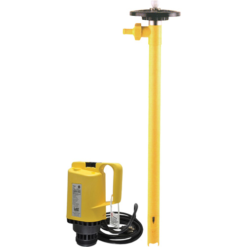 Pompes &agrave; tambour &eacute;lectriques, Polypropyl&egrave;ne, 45 gal./min Seaboard Timber Mart