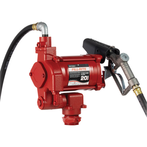 Pompes c. a. utilitaires &agrave; soupape rotative avec embout, 115 V, 20 gal./min Seaboard Timber Mart